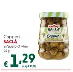DiMeglio Capperi SACLA' all'aceto di vino offerta