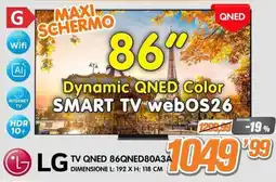 Golino Service LG TV QNED 86QNED80A3A offerta