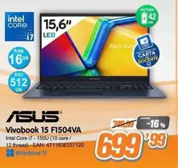 Golino Service ASUS Vivobook 15 F1504VA offerta