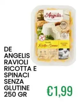 Sugros De Angelis ravioli ricotta e spinaci senza glutine offerta