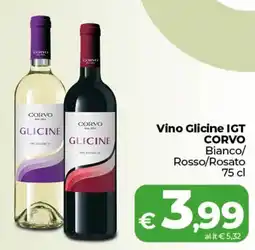 In Coop Vino Glicine IGT Corvo offerta