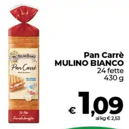 In Coop Pan Carrè Mulino Bianco offerta