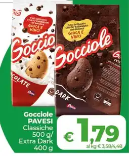In Coop Gocciole Pavesi offerta