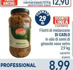 Talento Professional Store Filetti di melanzane DI CARLO offerta