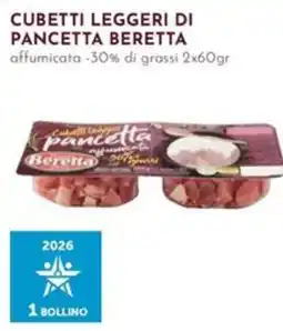 Pan Cubetti leggeri di pancetta Beretta offerta