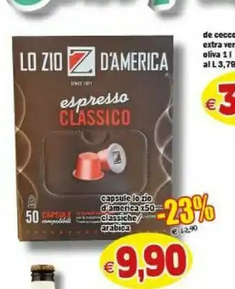 Ipercarni Lo zio d' america espresso classico offerta