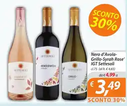 DiMeglio Nero d'Avola-Grillo-Syrah Rose' IGT Settesoli offerta