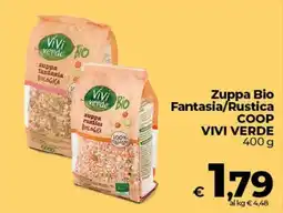 Coop Radenza Zuppa Bio Fantasia/Rustica Vivi Verde offerta