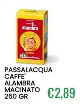 Sugros Passalacqua Caffè Alambra Macinato offerta