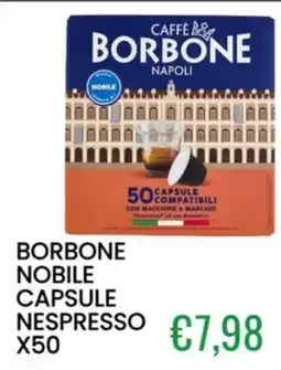 Sugros Borbone Nobile capsule nespresso offerta