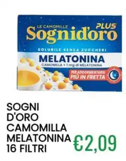 Sugros Sognidoro camomilla melatonina offerta