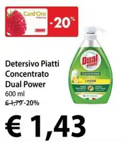 Cadoro Detersivo Piatti Concentrato Dual Power offerta