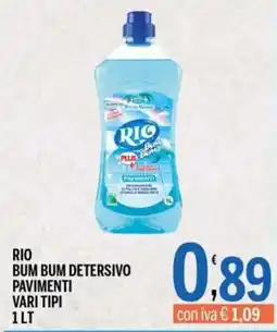 Gruppo Pascar Rio bum bum detersivo pavimenti offerta