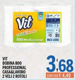 Gruppo Pascar Vit bobina 800 professional casa&lavoro offerta
