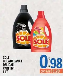 Gruppo Pascar Sole bucato lana e delicati offerta
