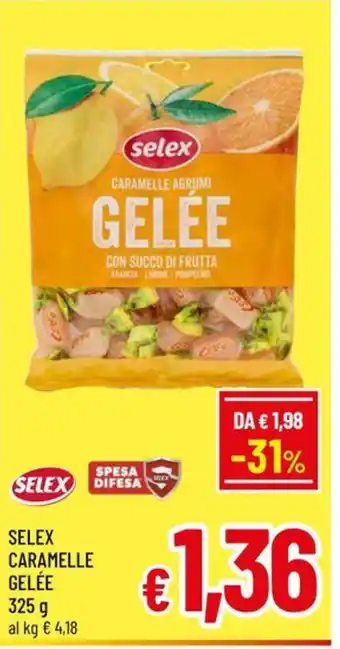 Selex caramelle gelée