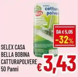 Famila Market Selex casa bella bobina catturapolvere offerta