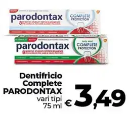 Coop Radenza Dentifricio Complete PARODONTAX offerta