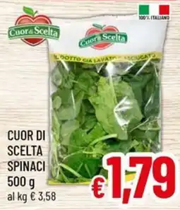 Famila Market Cuor di Scelta Spinaci offerta