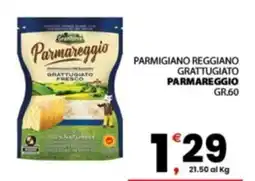 Despar Sicilia Parmareggio Parmigiano Reggiano Grattugiato Fresco offerta