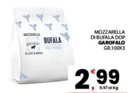 Despar Sicilia Mozzarella di bufala Dop Garofalo offerta