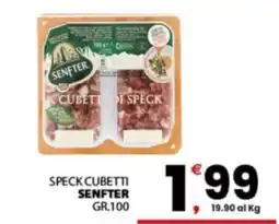 Despar Sicilia Speck cubetti Senfter offerta