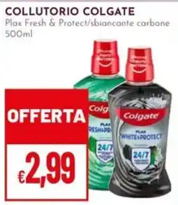Pan Collutorio Colgate Plax Fresh & Protect/sbiancante carbone offerta