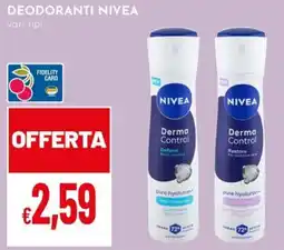 Pan Deodoranti Nivea offerta
