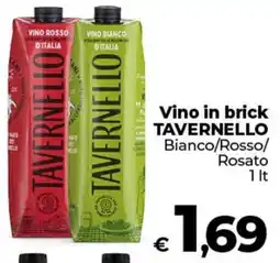 In Coop Vino in brick Tavernello offerta