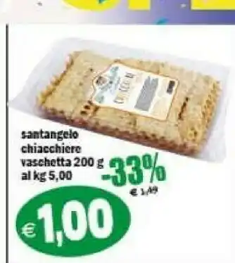 Ipercarni Chiacchiere vaschetta 200 g offerta