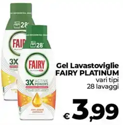 In Coop Gel Lavastoviglie Fairy Platinum offerta