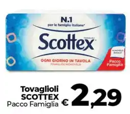 In Coop Tovaglioli Scottex offerta