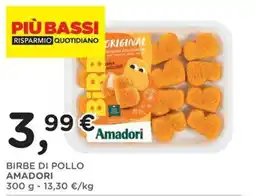 Poli Birbe di pollo Amadori offerta