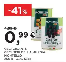 Poli Ceci Giganti, Ceci Neri della Murgia Montello offerta