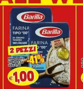 Farina di grano tenero tipo 00