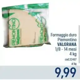 Talento Professional Store Formaggio duro Piemontino Valgrana offerta