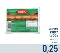 Talento Professional Store Wurstel Party offerta