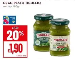 Pan Gran pesto Tigullio offerta