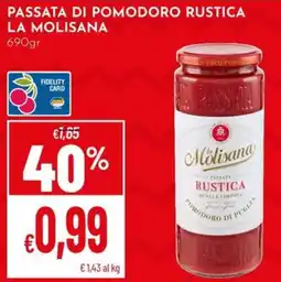 Pan Passata di pomodoro rustica La Molisana offerta