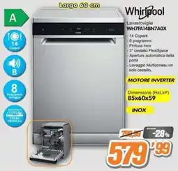 Golino Service Whirlpool Lavastoviglie WH7FA14BN7A0X offerta
