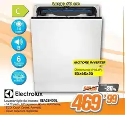 Golino Service Lavastoviglie da incasso Electrolux EEA28400L offerta