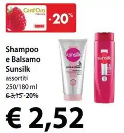 Cadoro Shampoo e Balsamo Sunsilk assortiti offerta