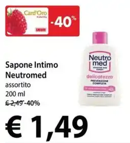 Cadoro Sapone Intimo Neutromed offerta