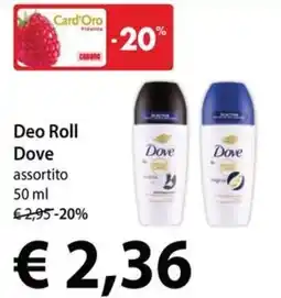 Cadoro Deo Roll Dove assortito offerta