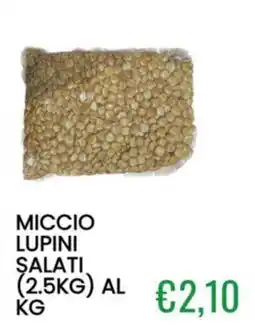 Sugros Miccio lupini salati offerta