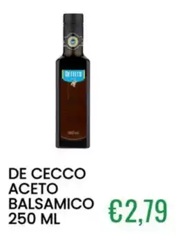 Sugros De Cecco aceto balsamico offerta