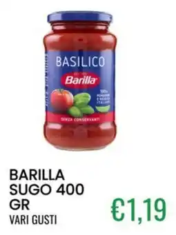 Sugros Barilla sugo offerta