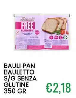 Sugros Bauli pan bauletto s/g senza glutine offerta