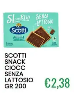 Sugros Scotti snack cioccolato senza lattosio offerta