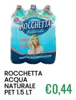 Sugros Rocchetta acqua naturale offerta
